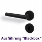 Preview: Drückergarnitur Schwarz inkl. Blackbox