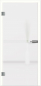 Mobile Preview: Ganzglastür-Komplettelement Christallo Linea 12 mit Zarge und Griff