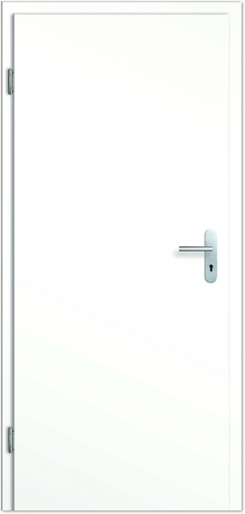 CPL Uniweiß 9016 Wohnungseingangstür / Schallschutztür
