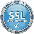 Sichere 256-Bit SSL-Verschlüssselung aller Bestelldaten