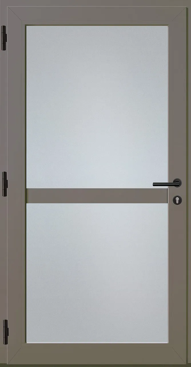 Aluminium-Haustür OptiDoor Power Blackline 38001P
