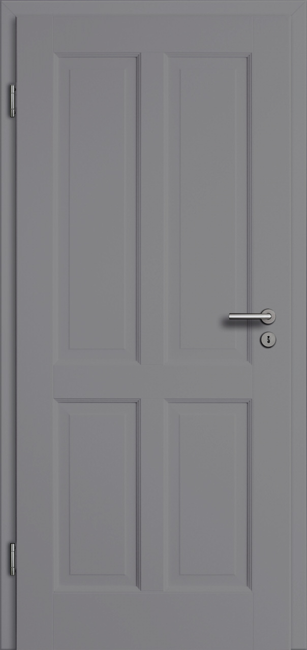 Stil-Innentür Grigio Premium 4FS Grau