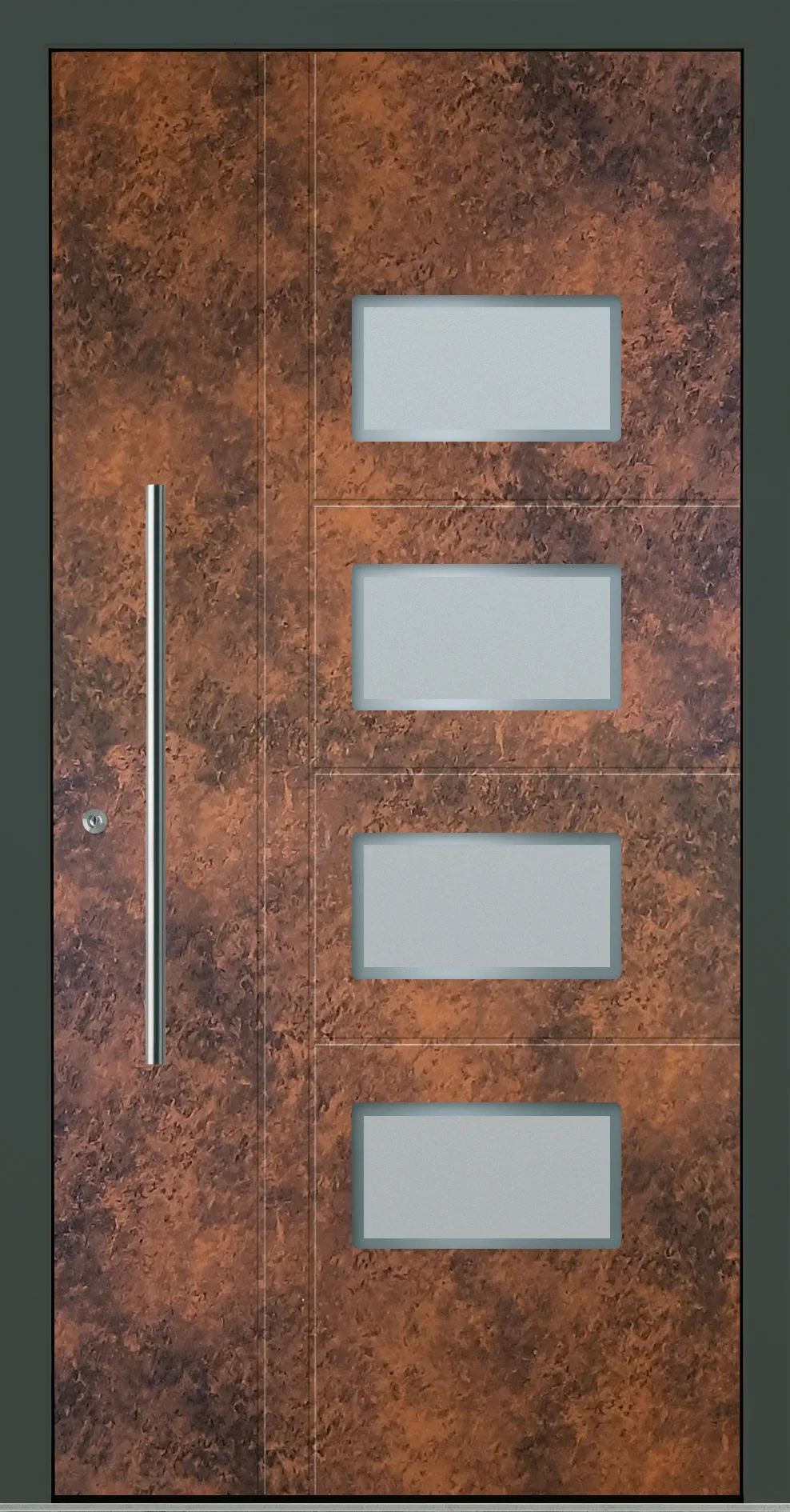 Aluminium-Haustür OptiDoor Design 30620D