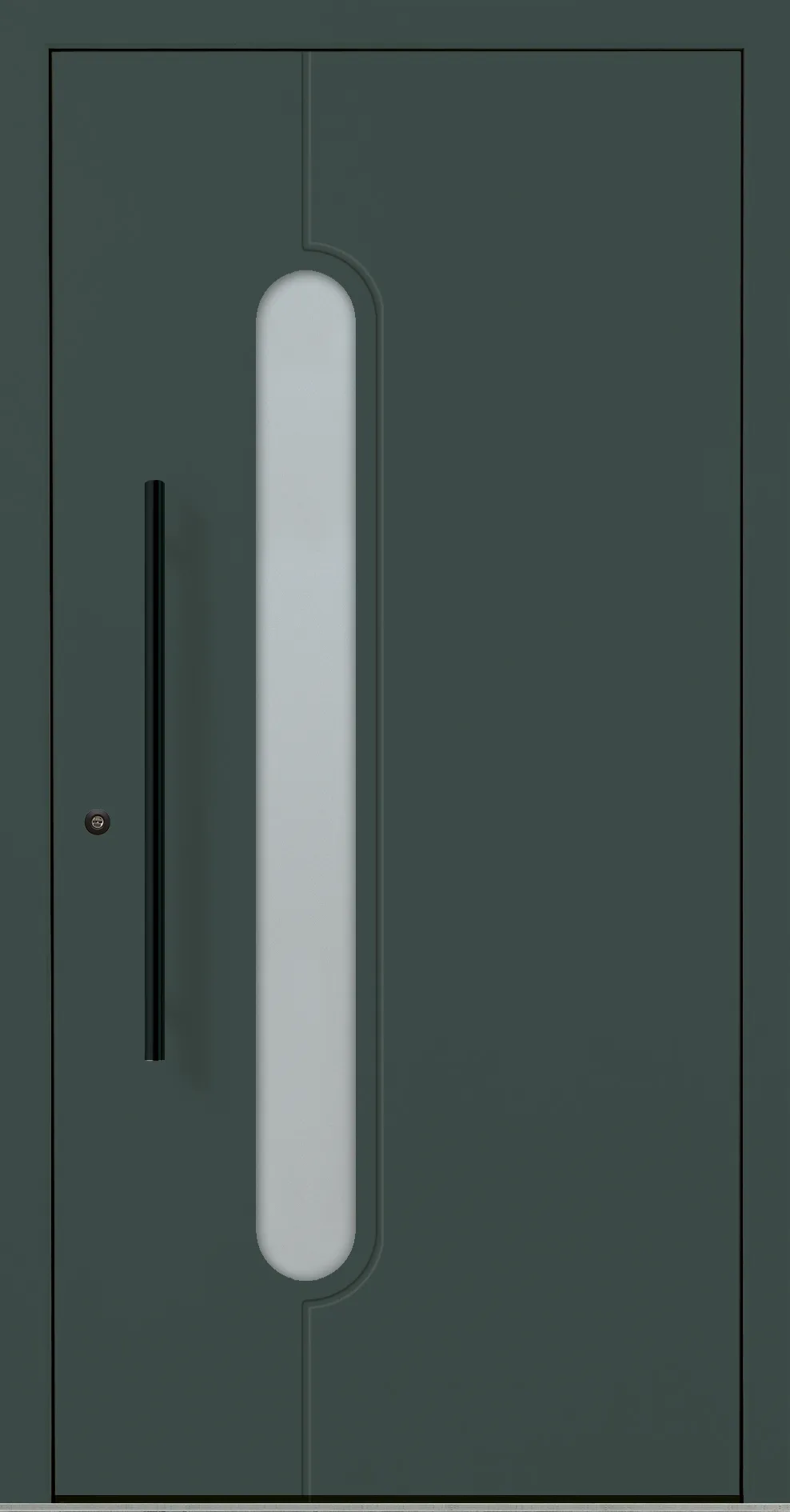 Aluminium-Haustür OptiDoor Blackline 32900D