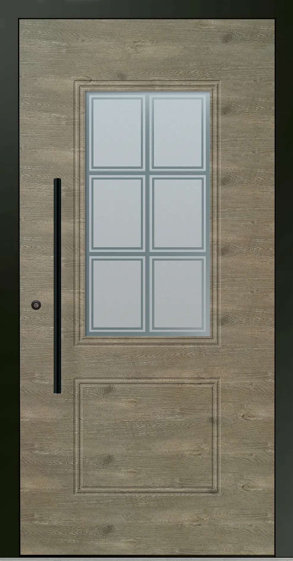 Aluminium-Haustür OptiDoor Blackline 32405D