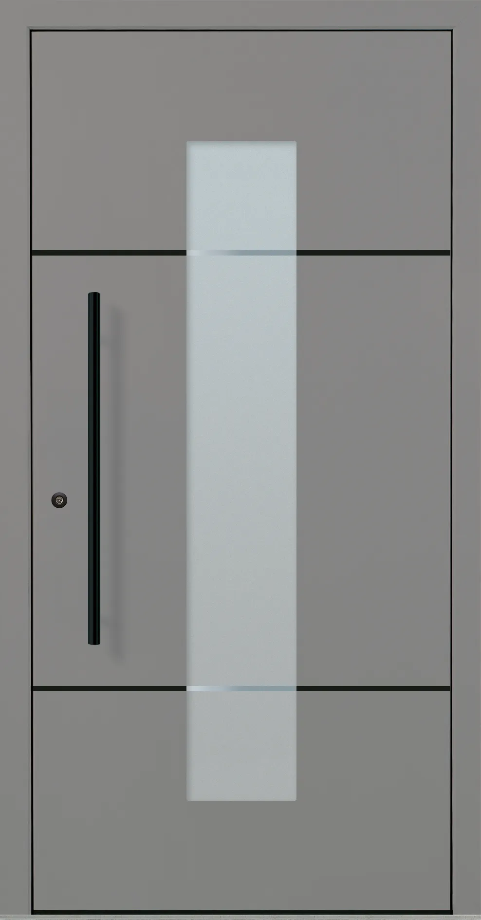 Aluminium-Haustür OptiDoor Blackline 32112D