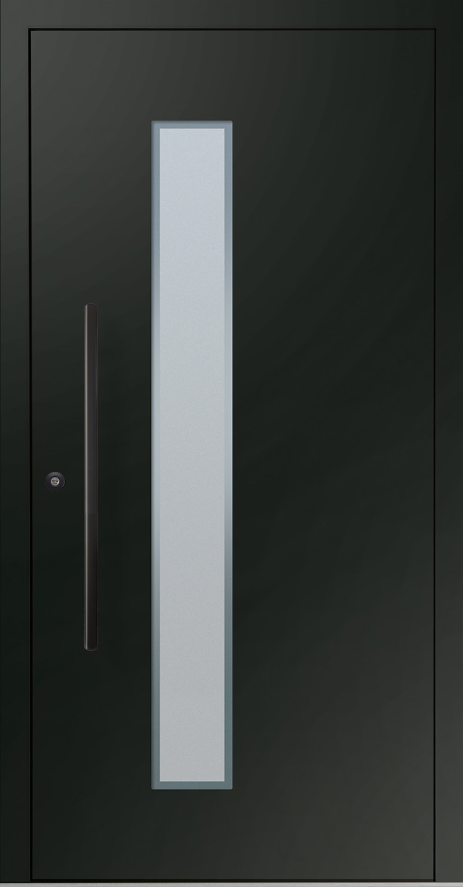 Aluminium-Haustür OptiDoor Blackline 30220D