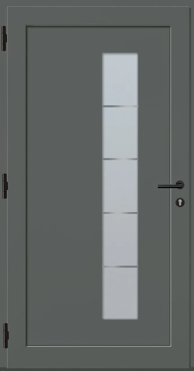 Aluminium-Haustür OptiDoor Power Blackline 38711P