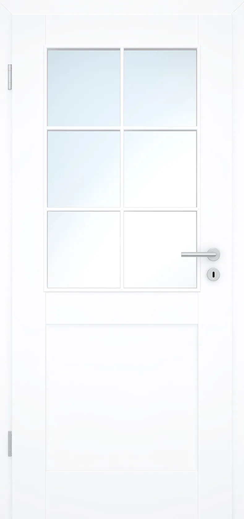 Füllungs-Designtür Pur Design 5FS Weißlack neo