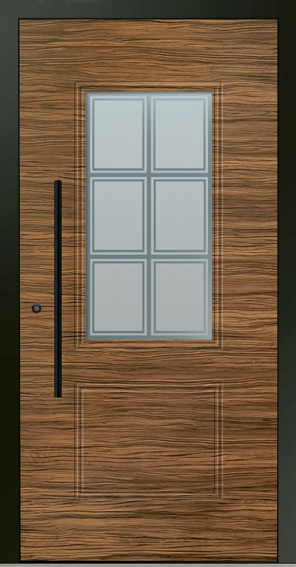 Aluminium-Haustür OptiDoor Blackline 32405D