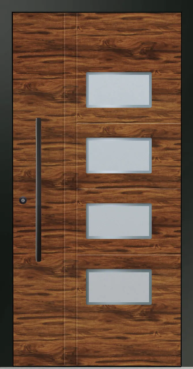 Aluminium-Haustür OptiDoor Blackline 30620D