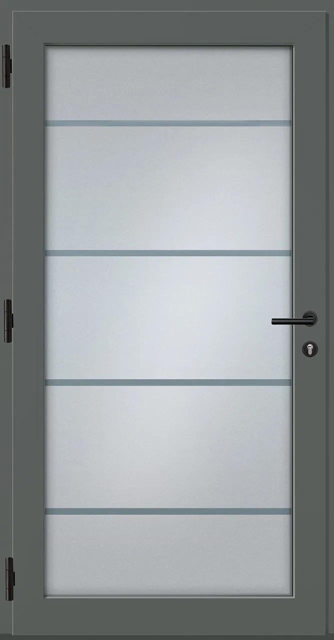 Aluminium-Haustür OptiDoor Exclusiv Blackline 38400E