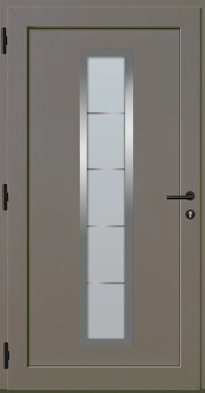 Aluminium-Haustür OptiDoor Power Blackline 38449P