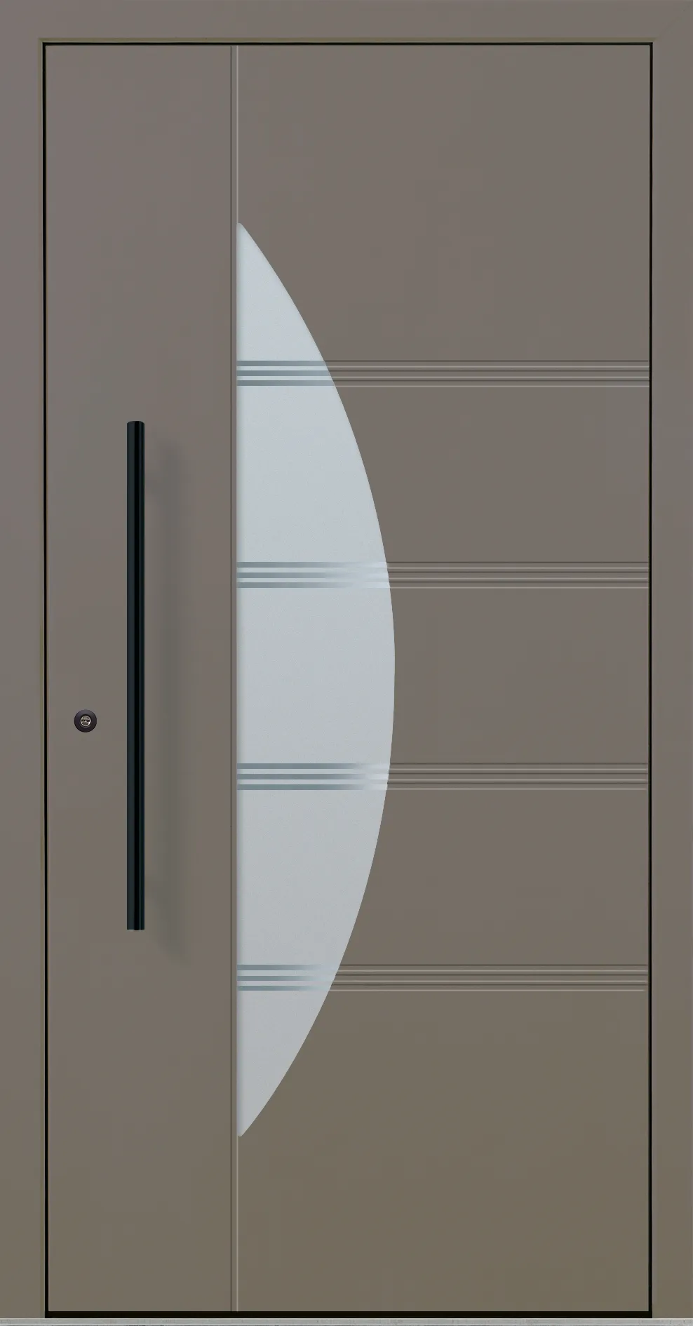 Aluminium-Haustür OptiDoor Blackline 30912D