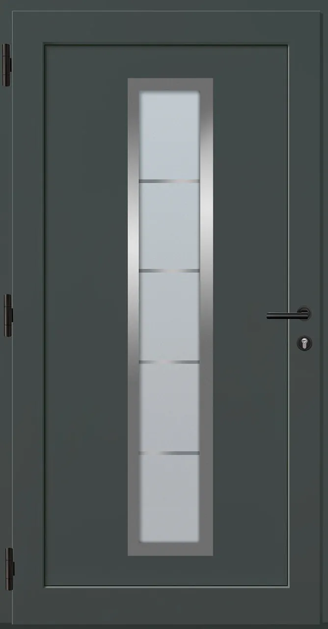 Aluminium-Haustür OptiDoor Power Blackline 38449P
