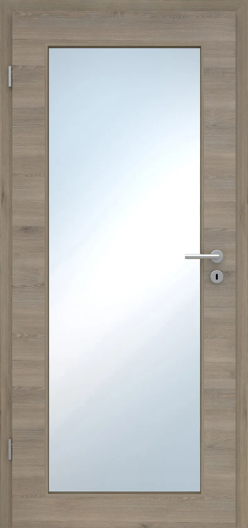 Innentür Laminato Pinie Vintage Quer CPL XXL-Lichtausschnitt