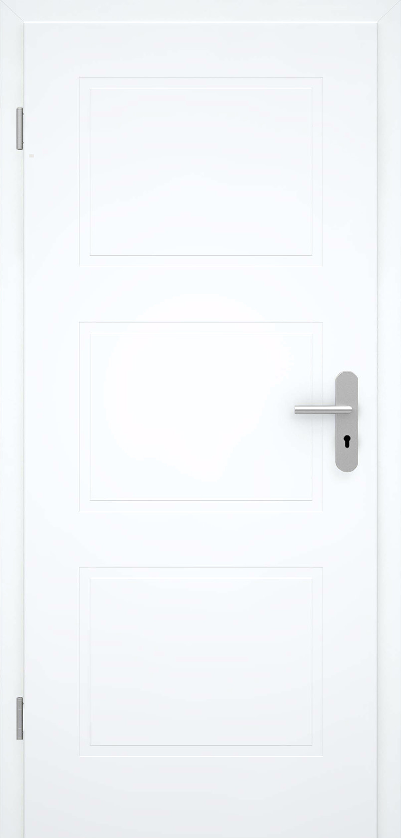 Kontur-Design-Wohnungseingangstür Blanco Flair 3FS Weißlack