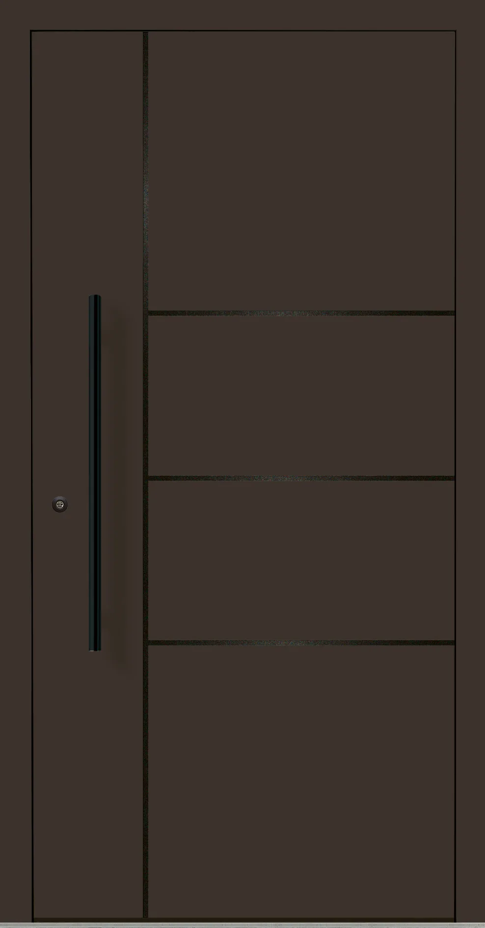 Aluminium-Haustür OptiDoor Blackline 30200D