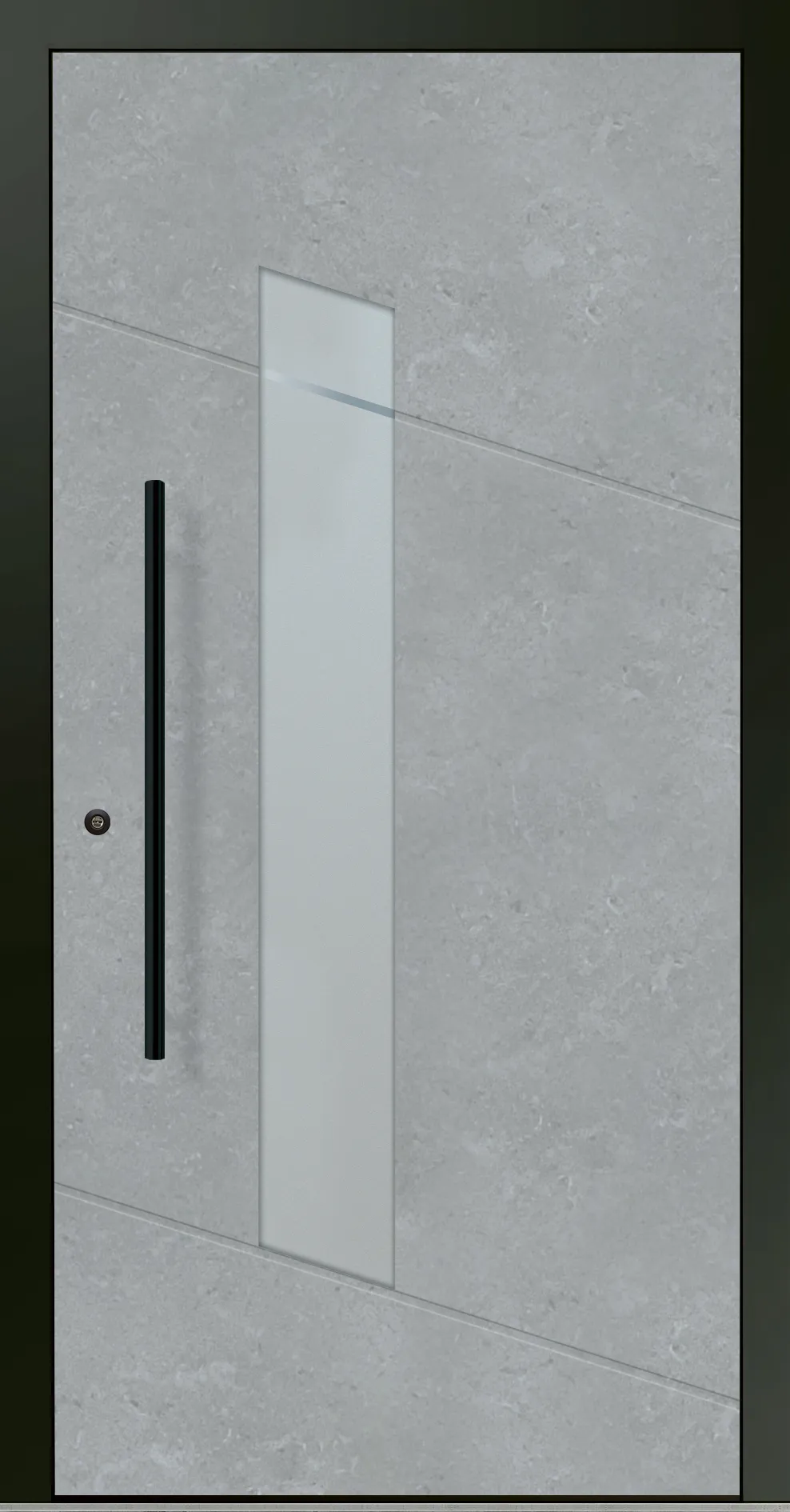 Aluminium-Haustür OptiDoor Blackline 32588D