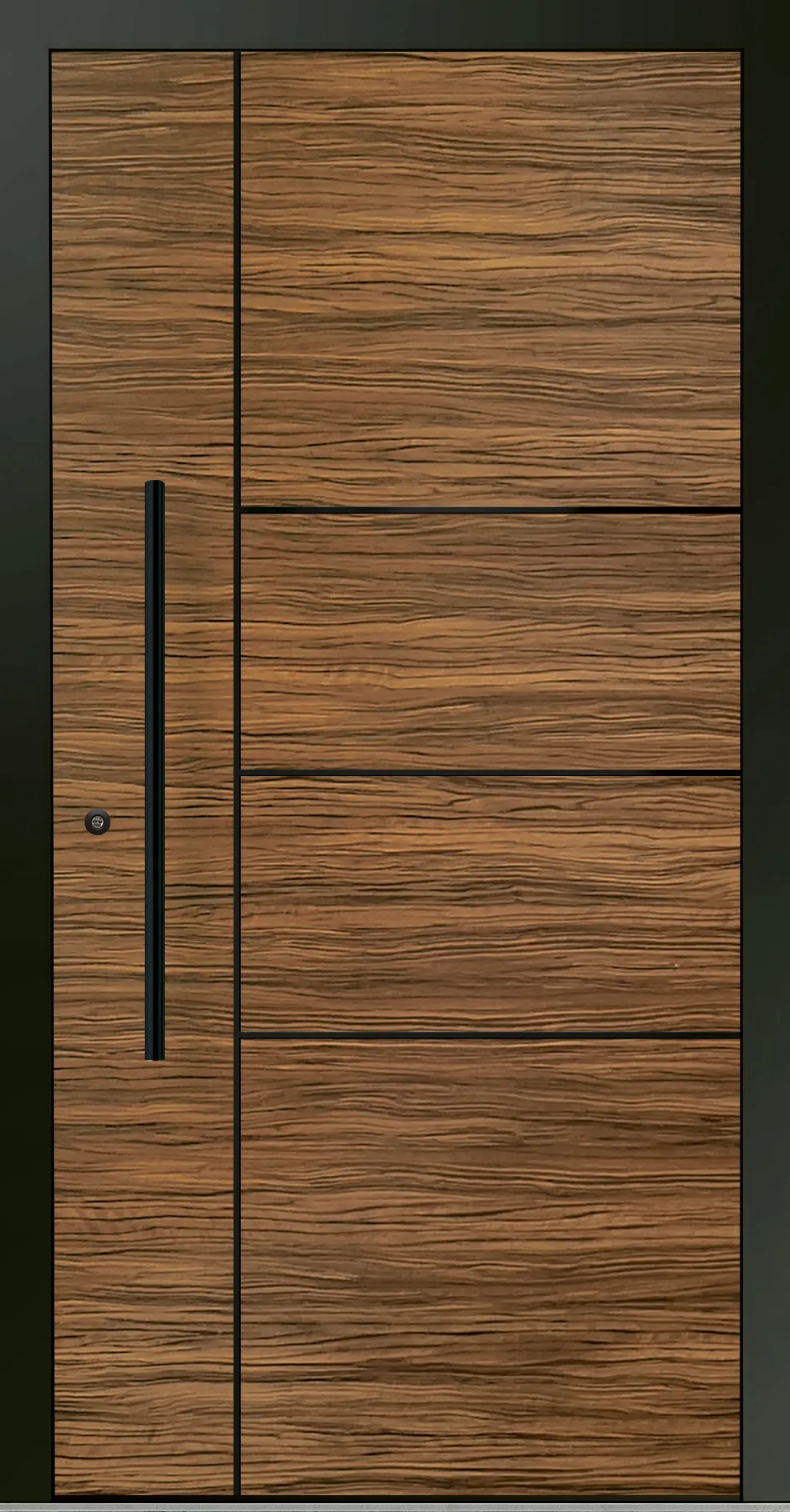Aluminium-Haustür OptiDoor Blackline 32200D