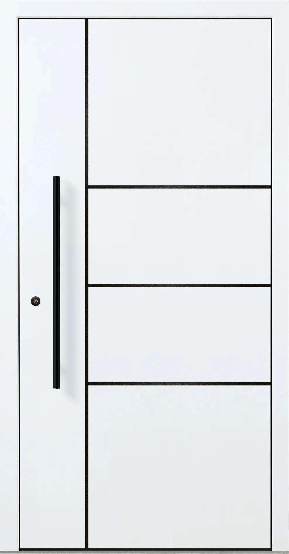 Aluminium-Haustür OptiDoor Blackline 30200D