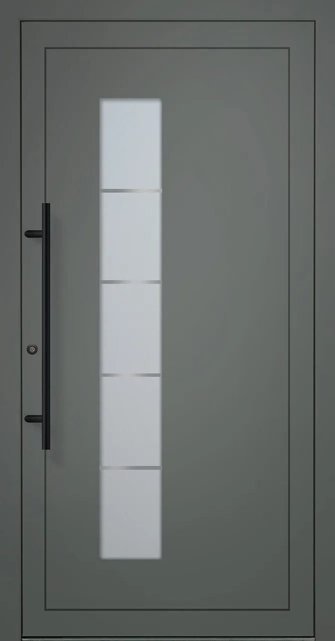 Aluminium-Haustür OptiDoor Power Blackline 38711P