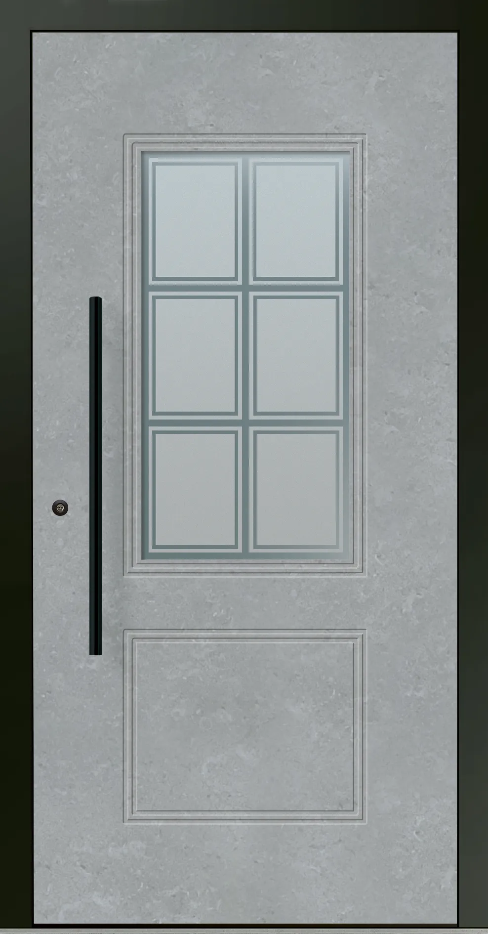 Aluminium-Haustür OptiDoor Blackline 32405D
