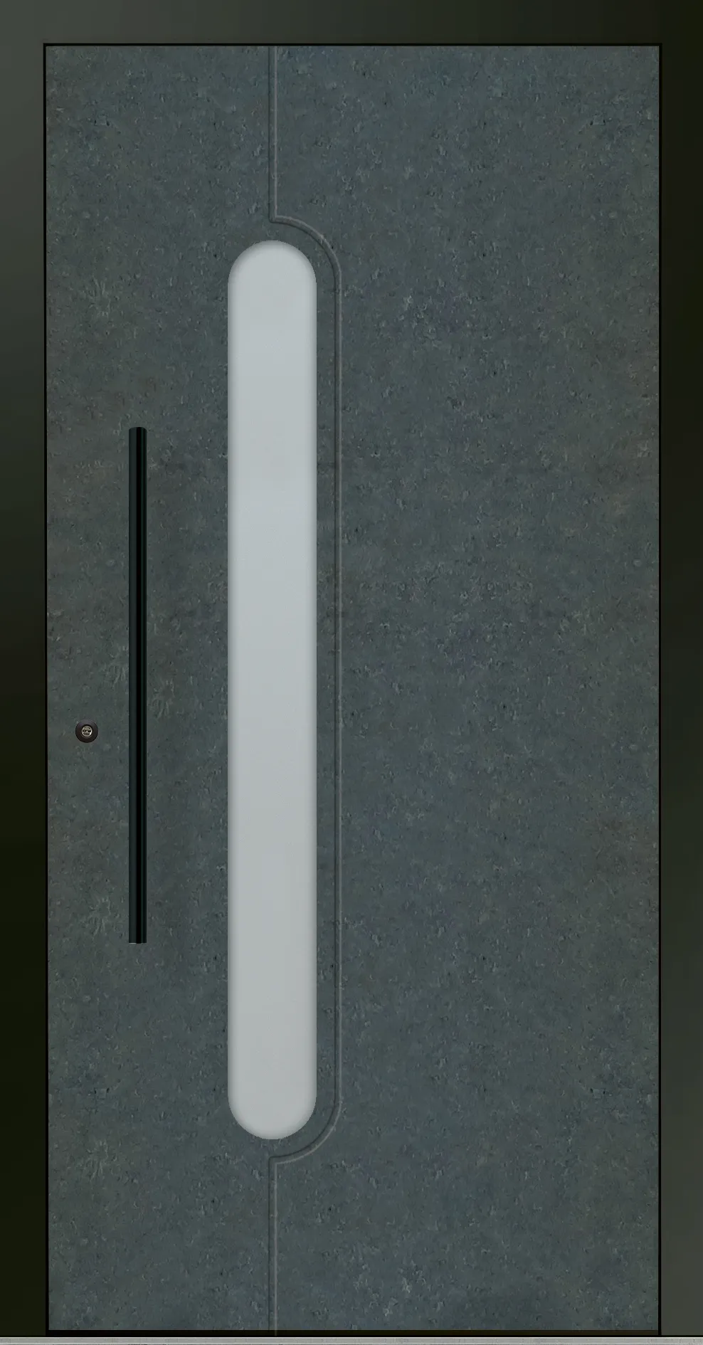 Aluminium-Haustür OptiDoor Blackline 32900D