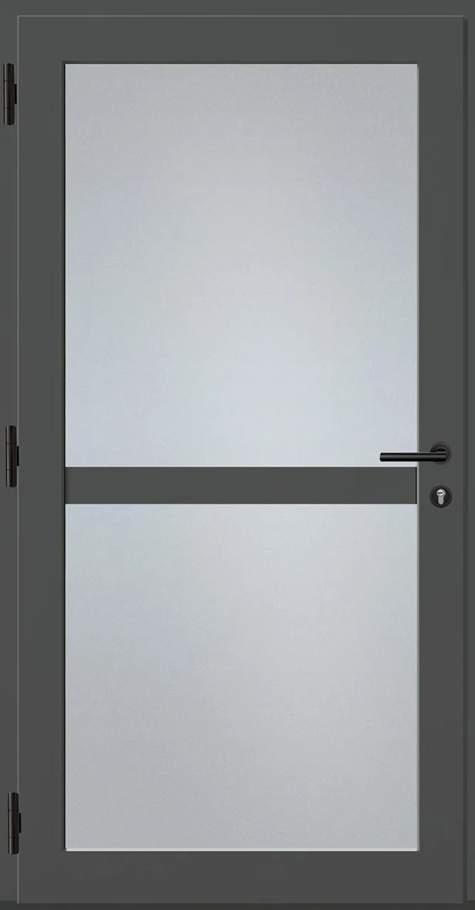 Aluminium-Haustür OptiDoor Exclusiv Blackline 38001E