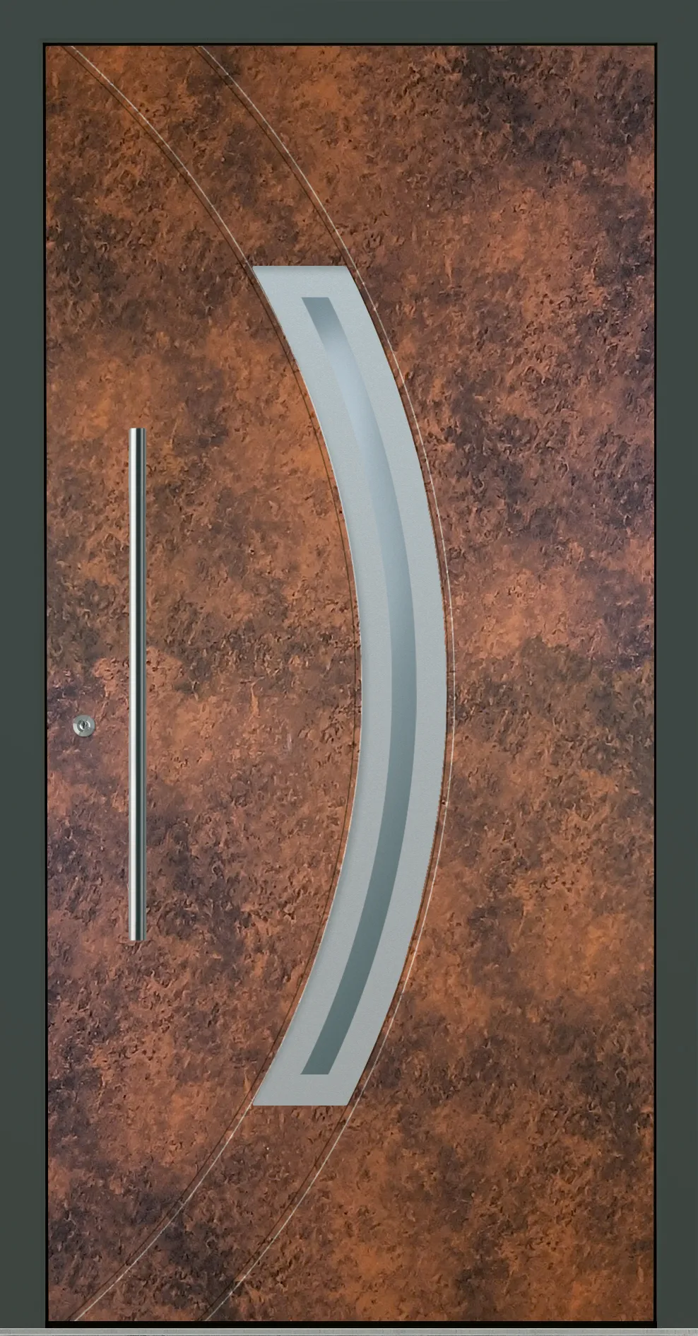 Aluminium-Haustür OptiDoor Design 32110D
