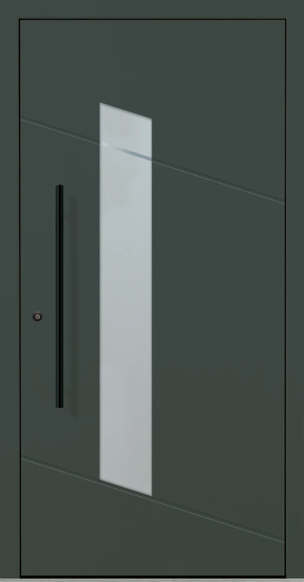 Aluminium-Haustür OptiDoor Blackline 32588D