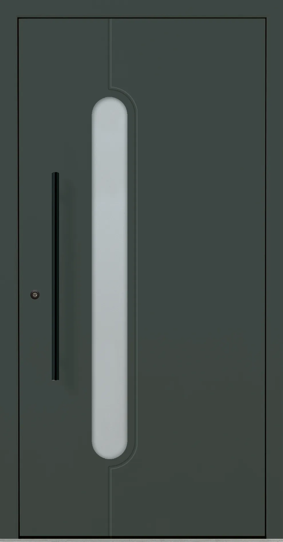 Aluminium-Haustür OptiDoor Blackline 32900D