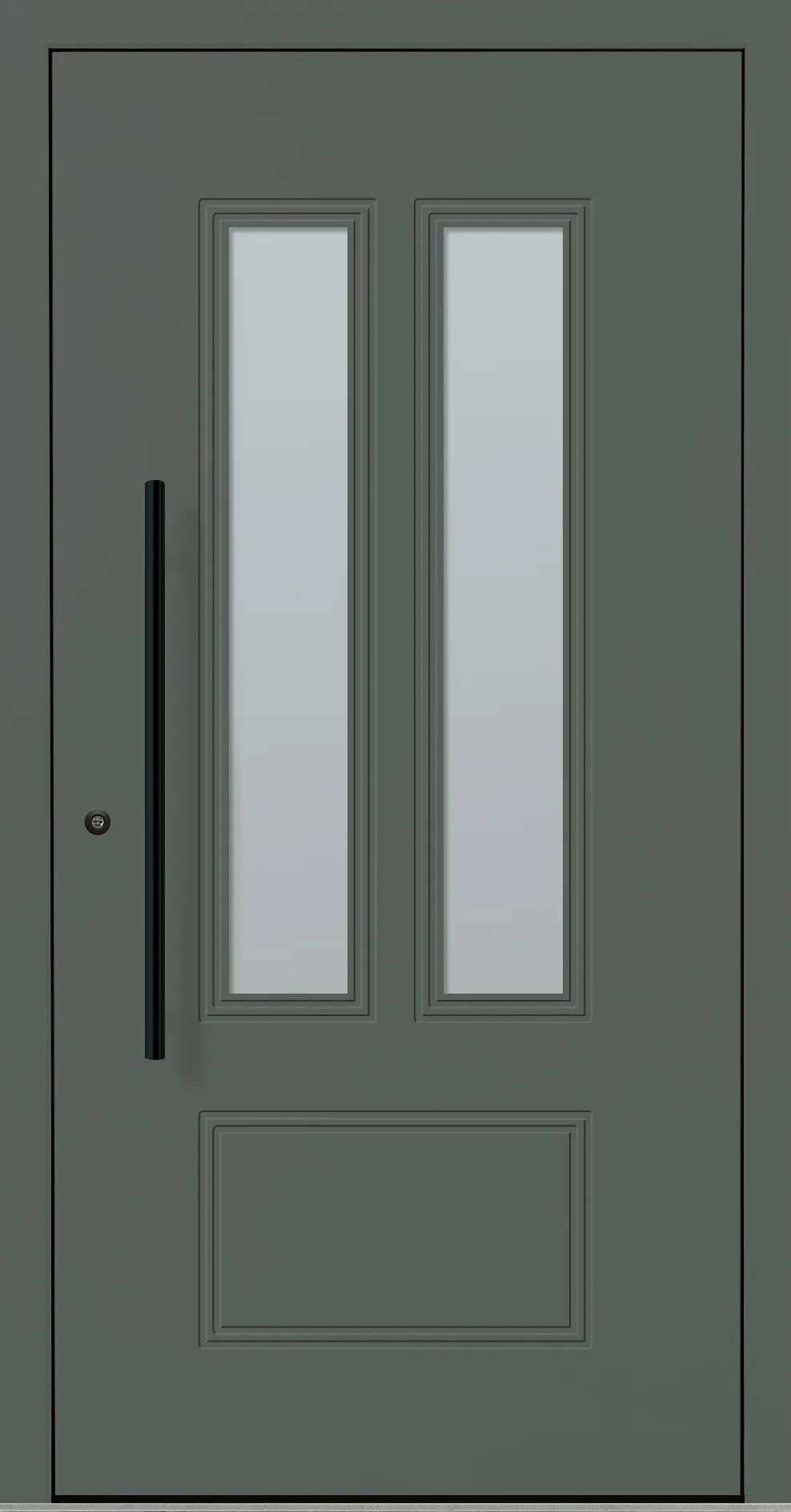Aluminium-Haustür OptiDoor Blackline 32650D