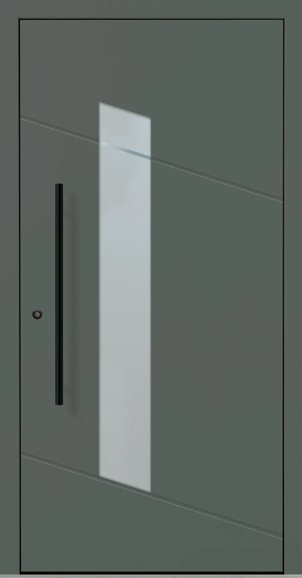 Aluminium-Haustür OptiDoor Blackline 32588D