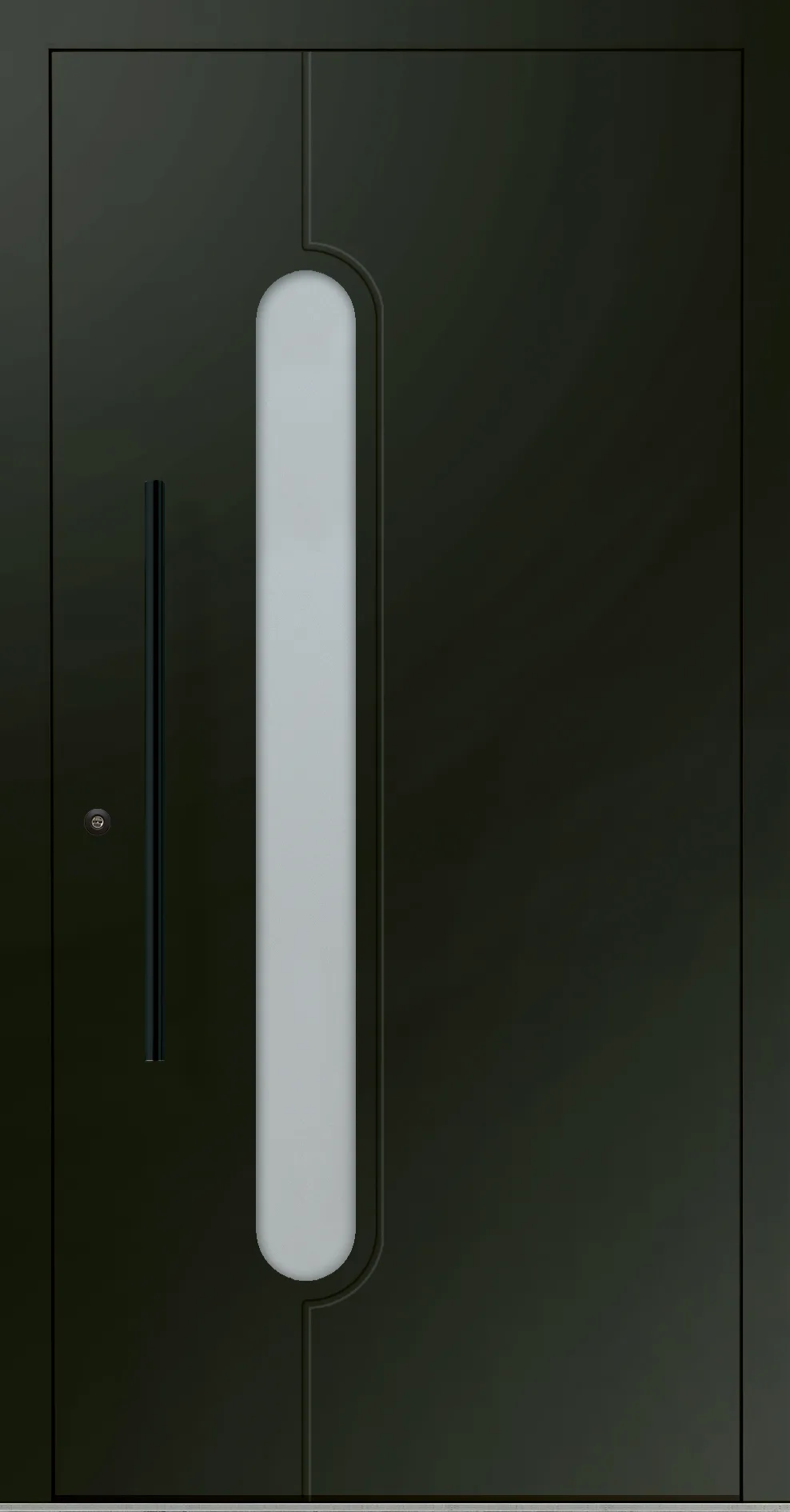 Aluminium-Haustür OptiDoor Blackline 32900D
