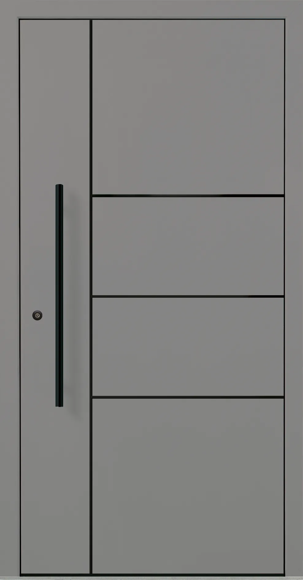 Aluminium-Haustür OptiDoor Blackline 32200D