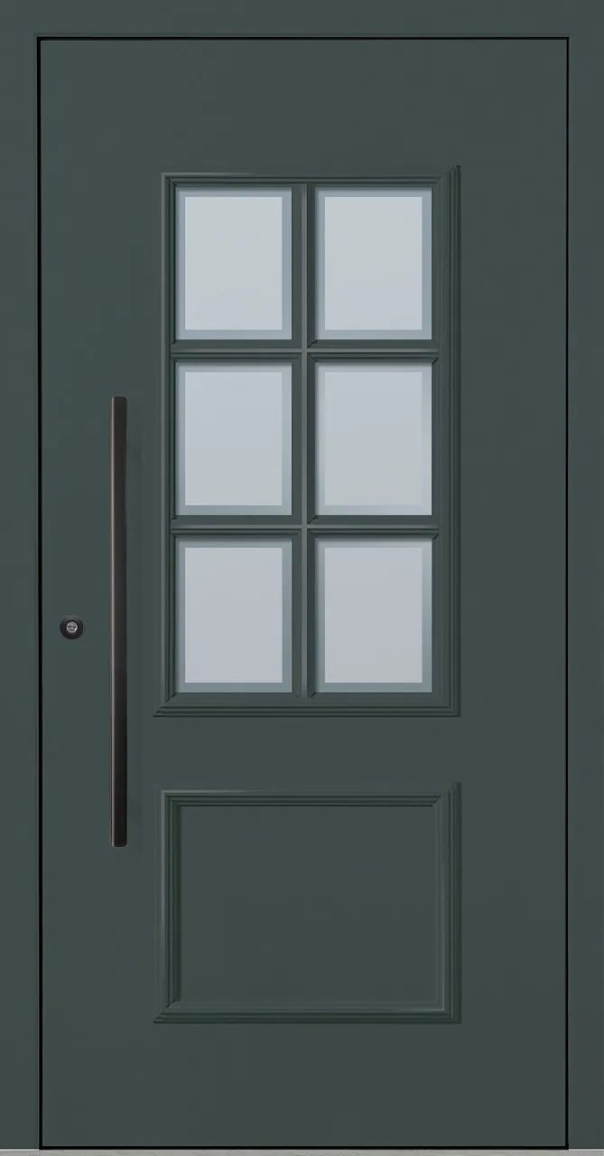 Aluminium-Haustür OptiDoor Blackline 31120D