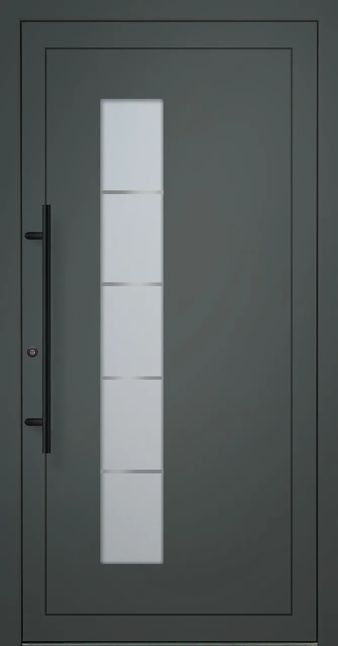 Aluminium-Haustür OptiDoor Power Blackline 38711P