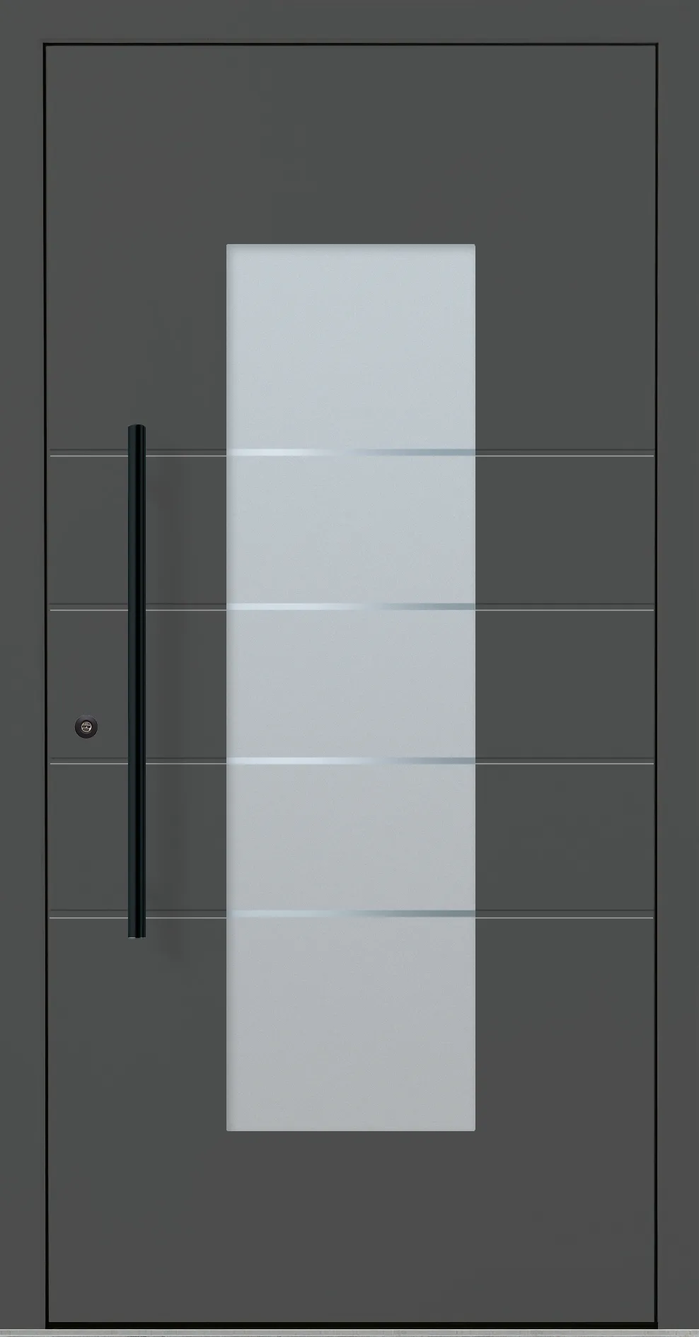 Aluminium-Haustür OptiDoor Blackline 30481D
