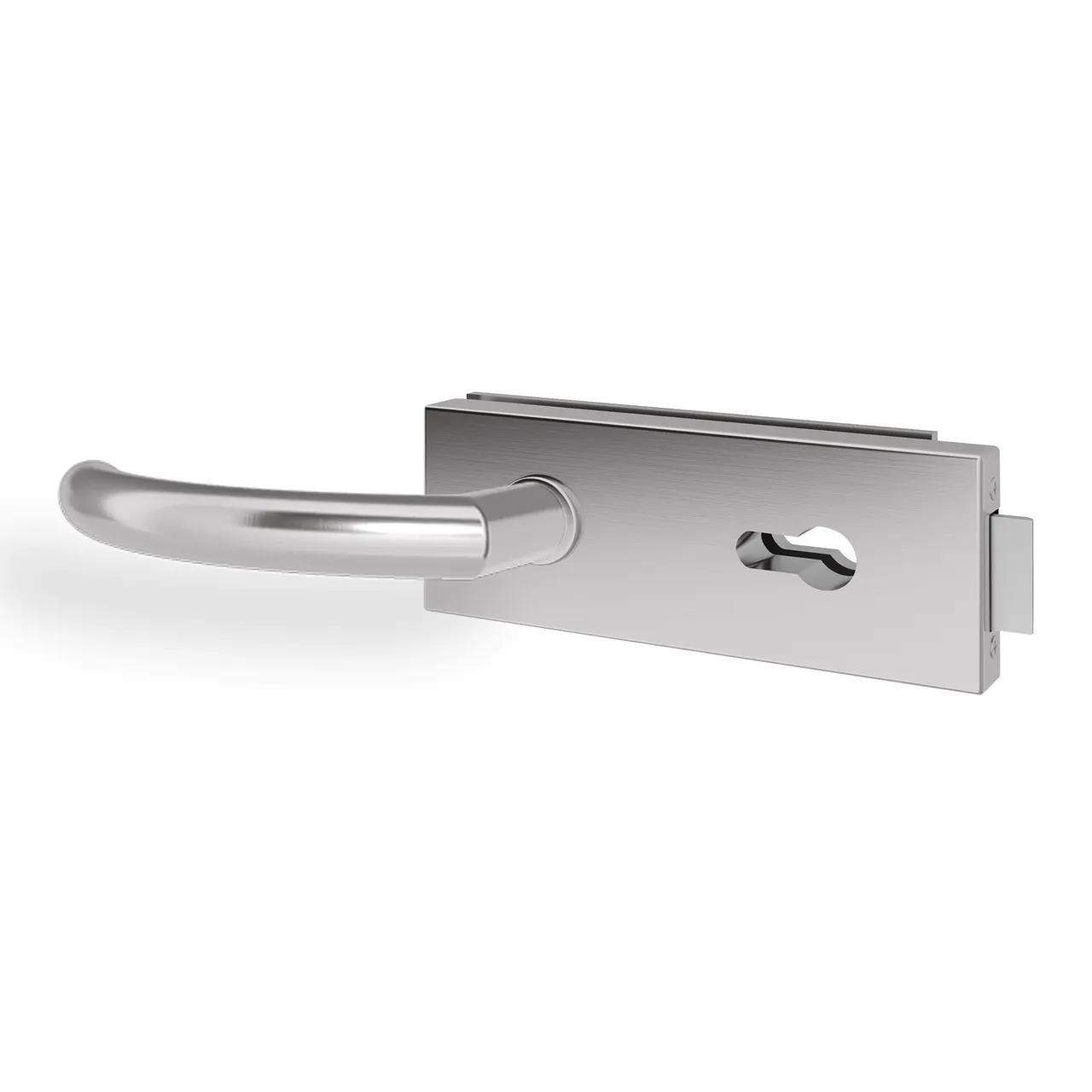 Glastürgriff Eleganto 6GE Edelstahl inkl. Set Bänder