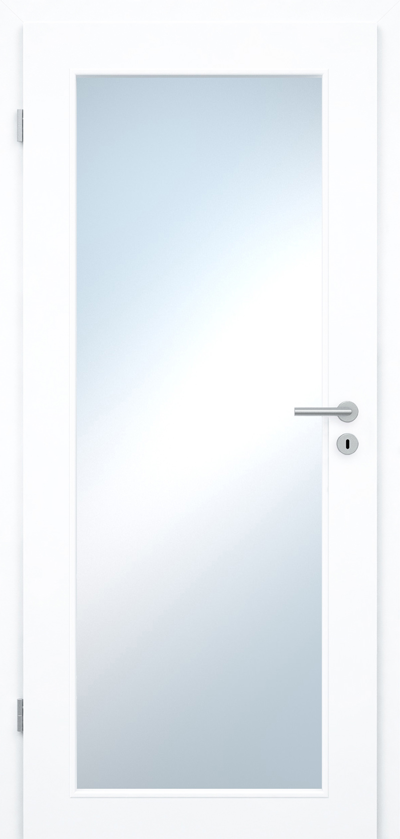 Innentür Laminato Weißlack neo CPL XXL-Lichtausschnitt