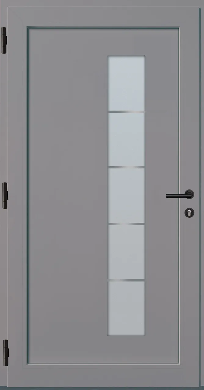 Aluminium-Haustür OptiDoor Power Blackline 38711P