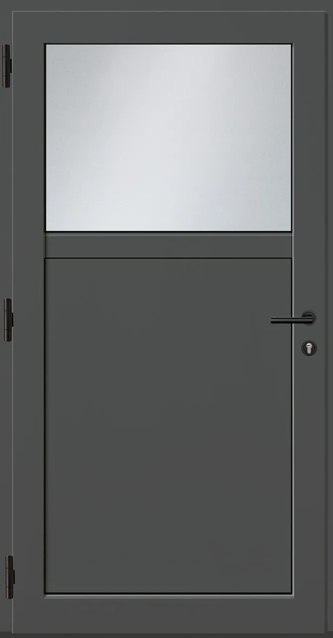 Aluminium-Haustür OptiDoor Power Blackline 38003P
