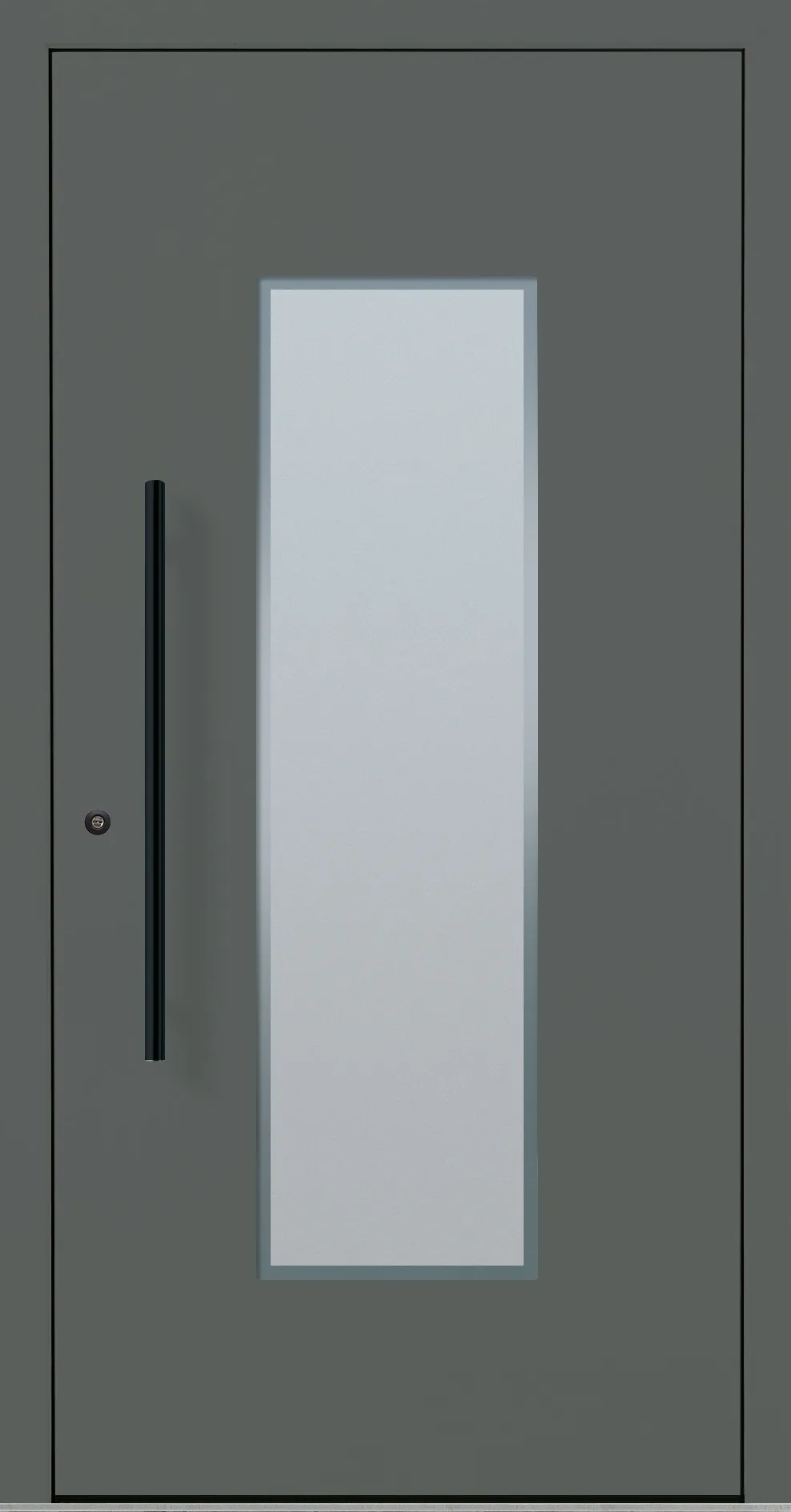 Aluminium-Haustür OptiDoor Blackline 30402D