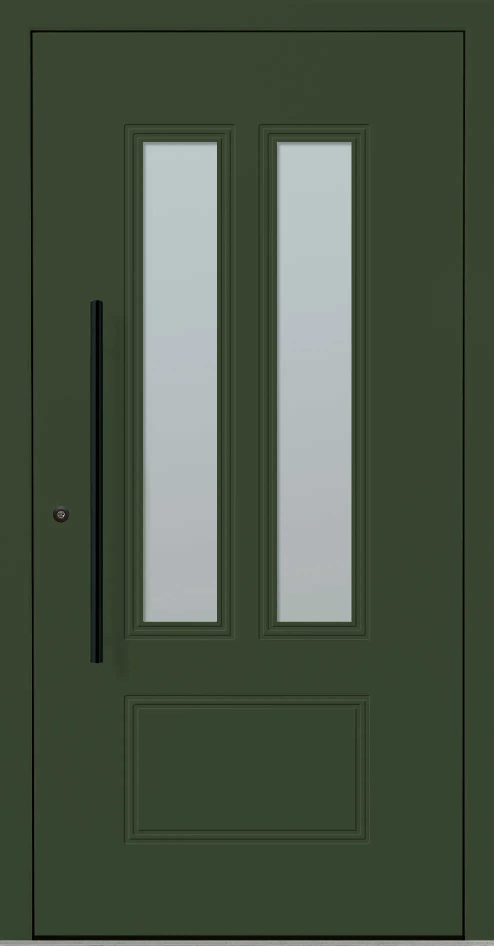 Aluminium-Haustür OptiDoor Blackline 32650D
