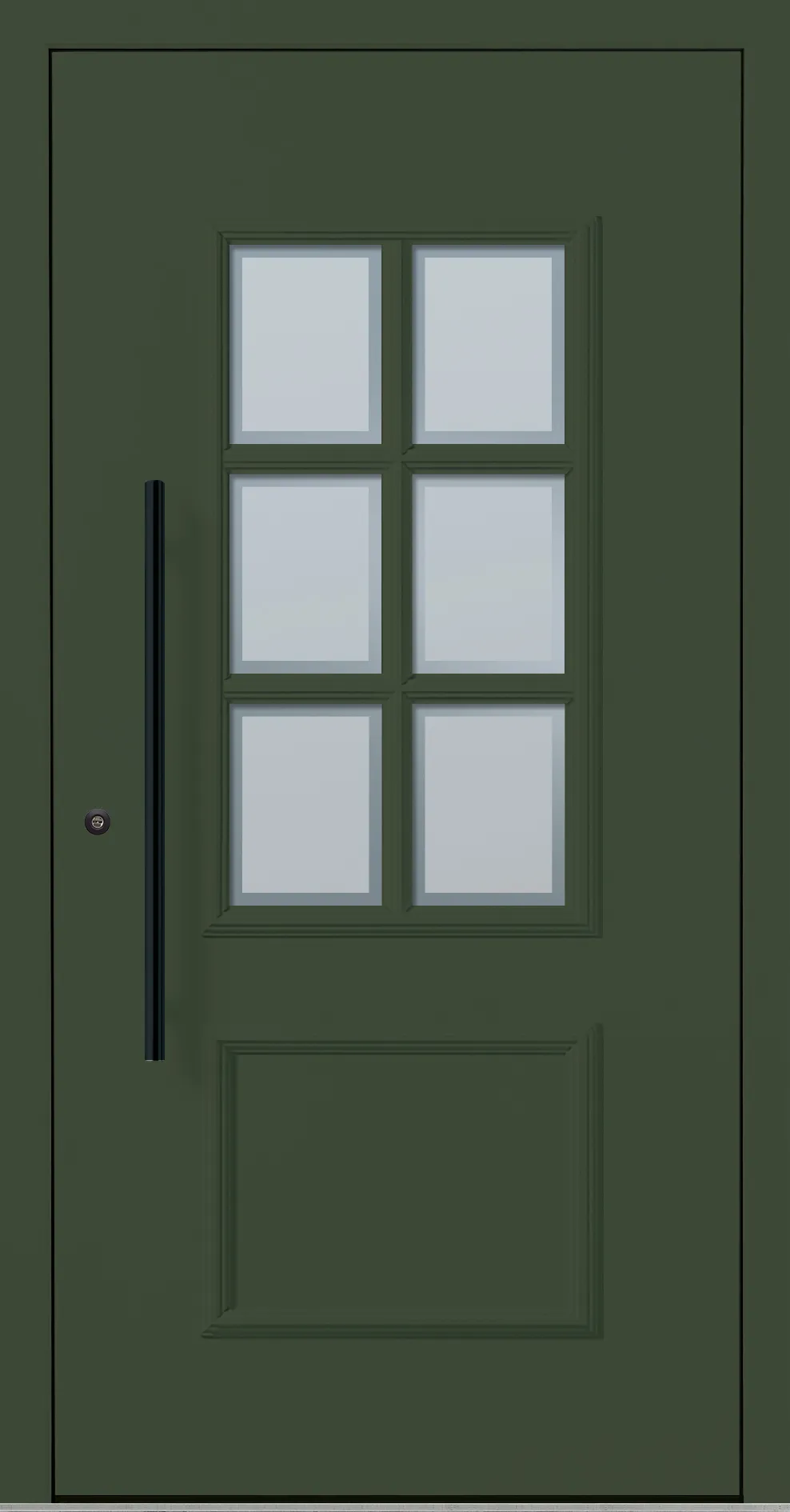 Aluminium-Haustür OptiDoor Blackline 31120D