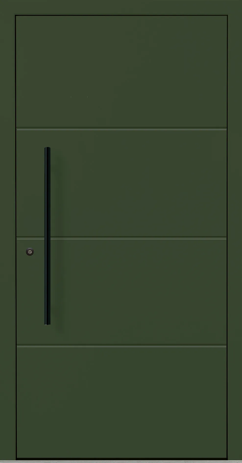 Aluminium-Haustür OptiDoor Blackline 30500D