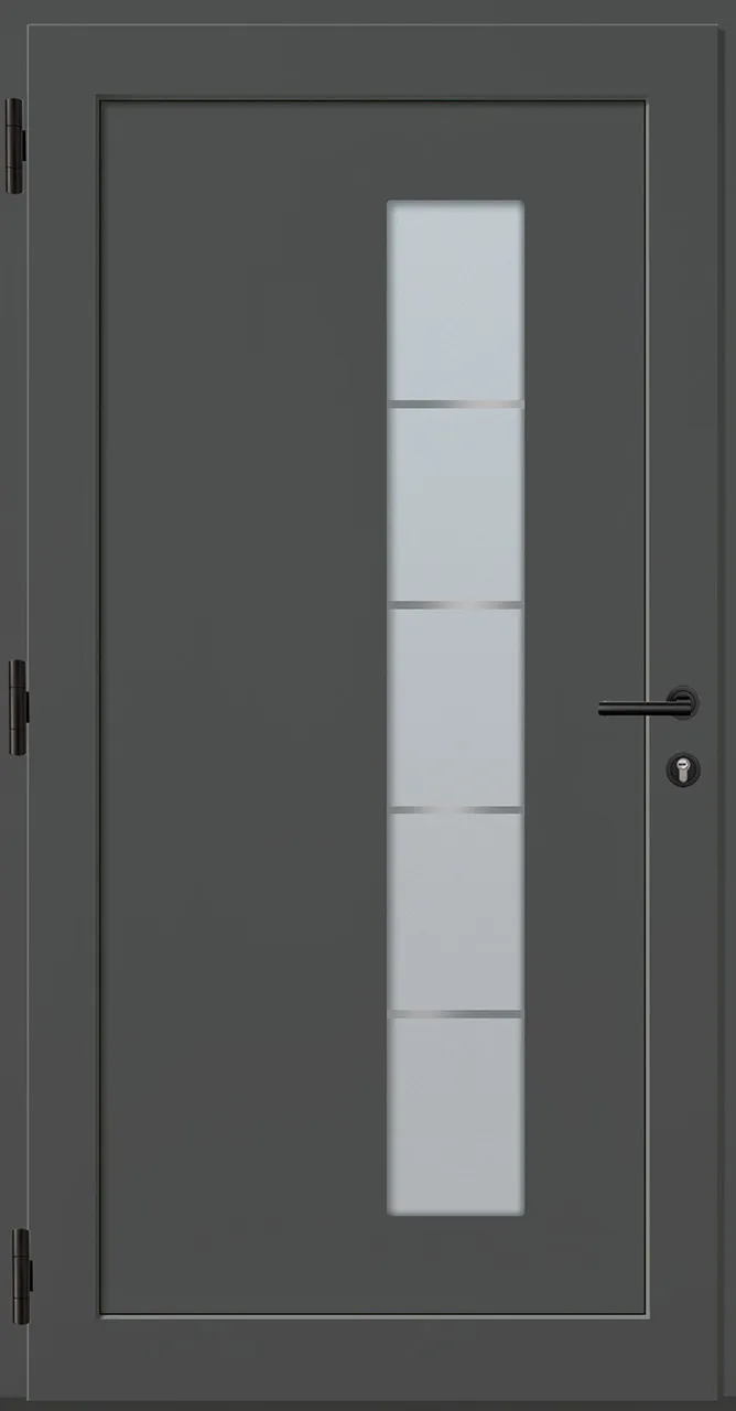 Aluminium-Haustür OptiDoor Exclusiv Blackline 38711E