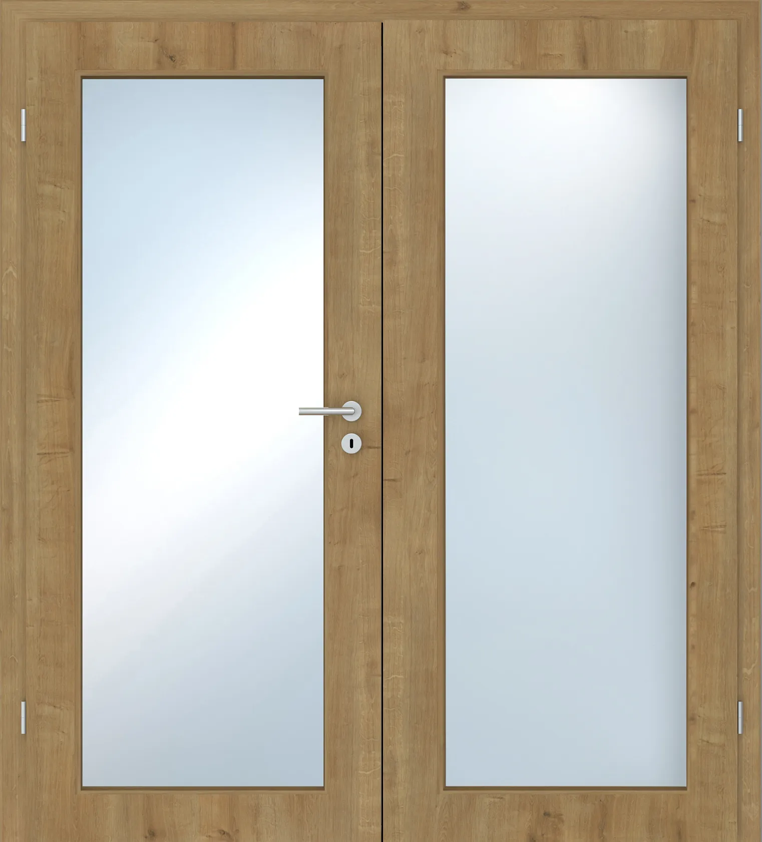 Doppelflügel-Innentür Laminato Eiche astig CPL XXL-Lichtausschnitt