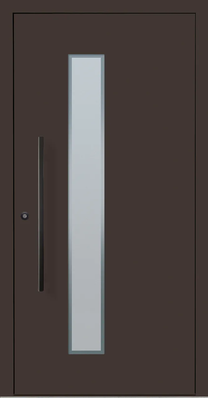 Aluminium-Haustür OptiDoor Blackline 30220D